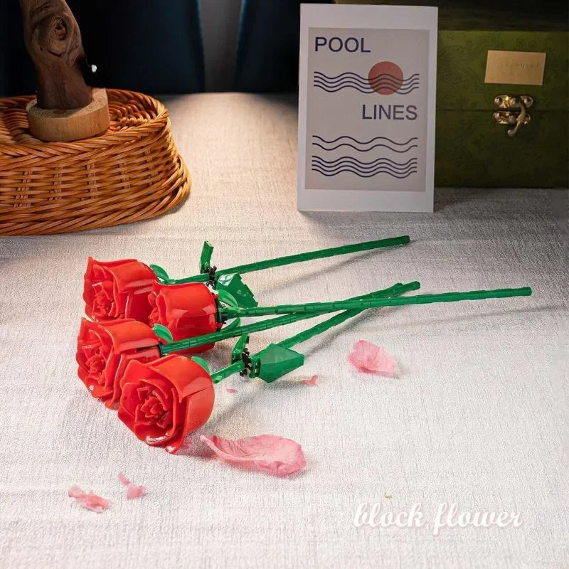 Rose aus lego äs­the­tisch