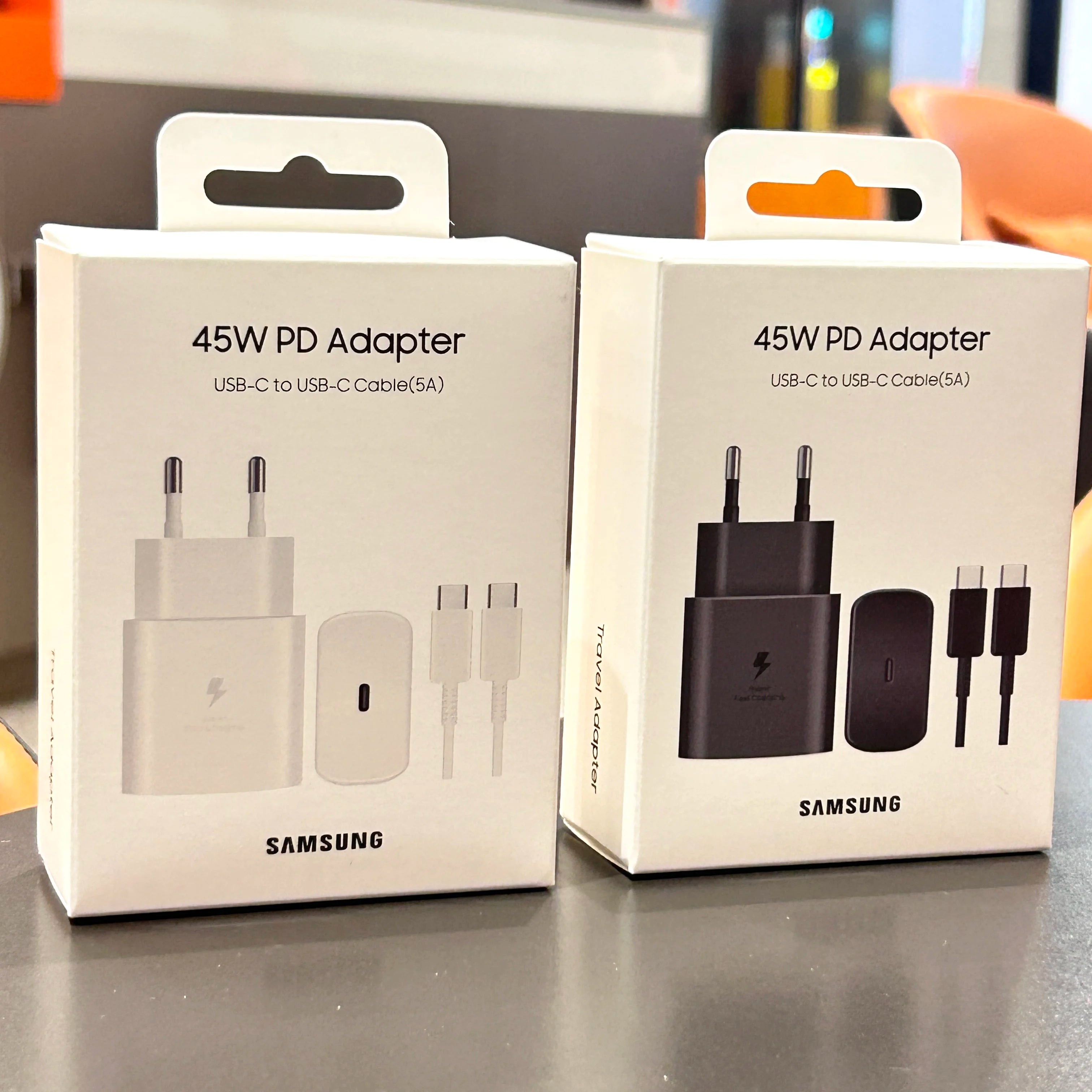 45W Super Fast Charger USB-C – Schnellladegerät mit EU-Stecker & 5A Kabel für Samsung Galaxy
