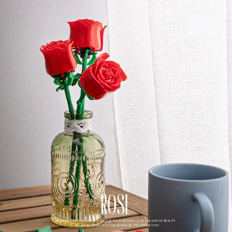 Rose aus lego äs­the­tisch