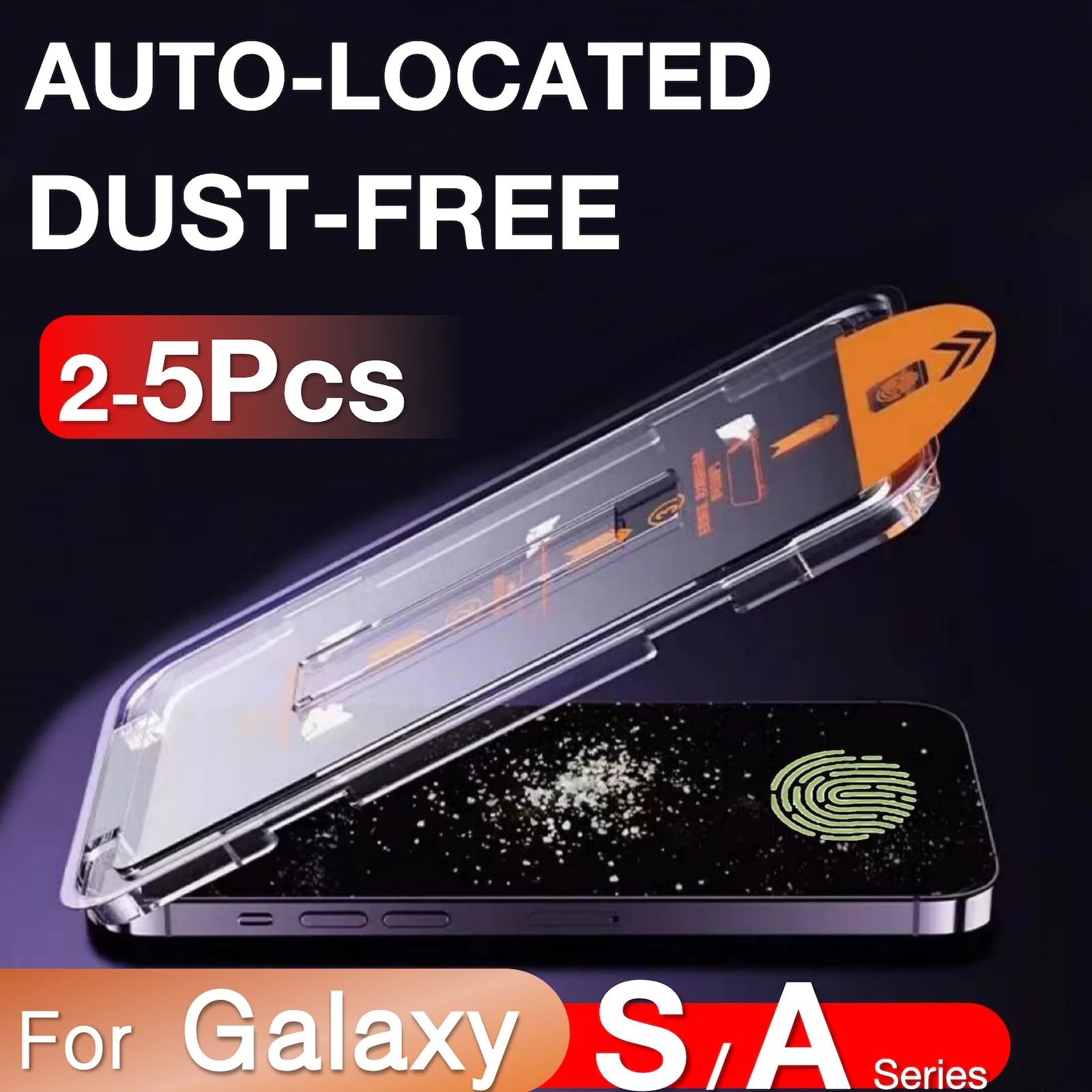 Galaxy Schutzglas – Perfekte Ausrichtung ohne Staub