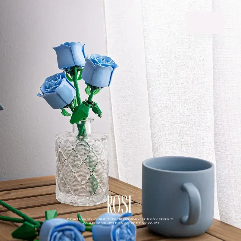 Rose aus lego äs­the­tisch