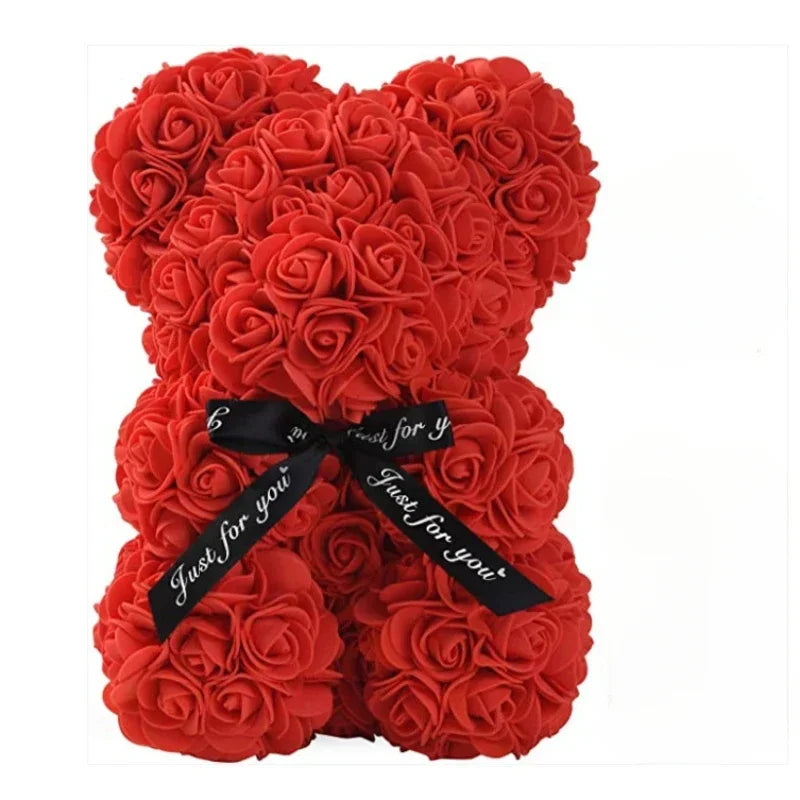 Das perfekte Geschenk für die Ewigkeit Teddyfigur aus Rosen
